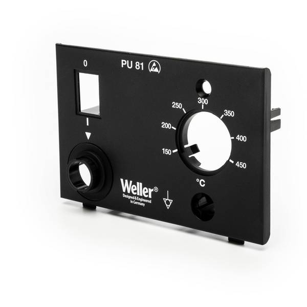 Weller FRONTPLATTE BEDRUCKT PU 81 ERSATZ Fontplatte   1 St.