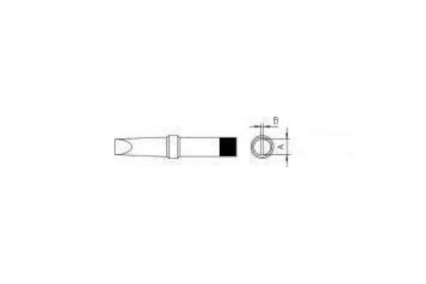 Weller PT B7 LÖTSPITZE 2,4MM VERP. Lötspitze Meißelform Inhalt 1 St.