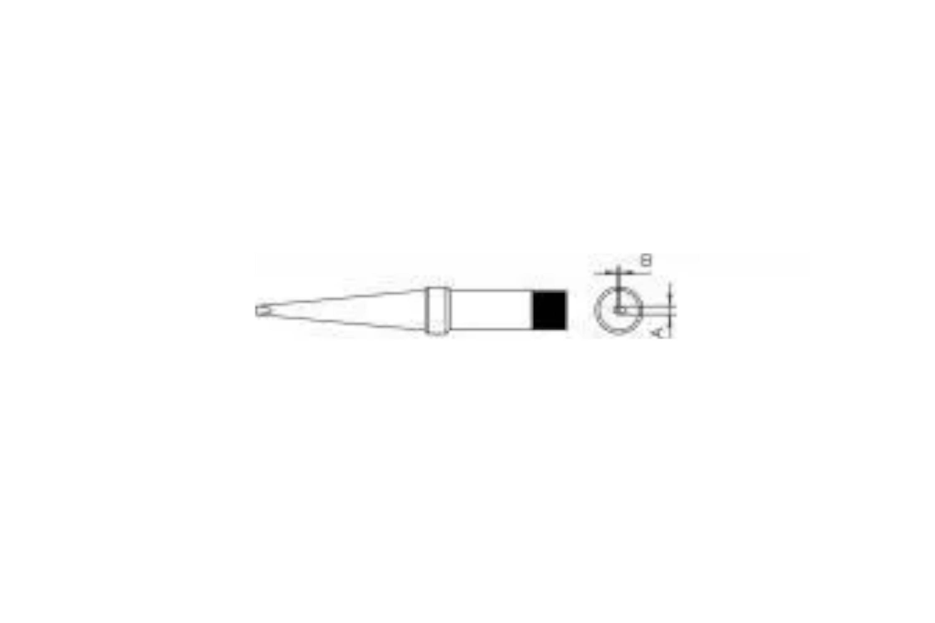 Weller PT S7 LÖTSPITZE 0,4MM VERP. Lötspitze Rundform Inhalt 1 St.-0