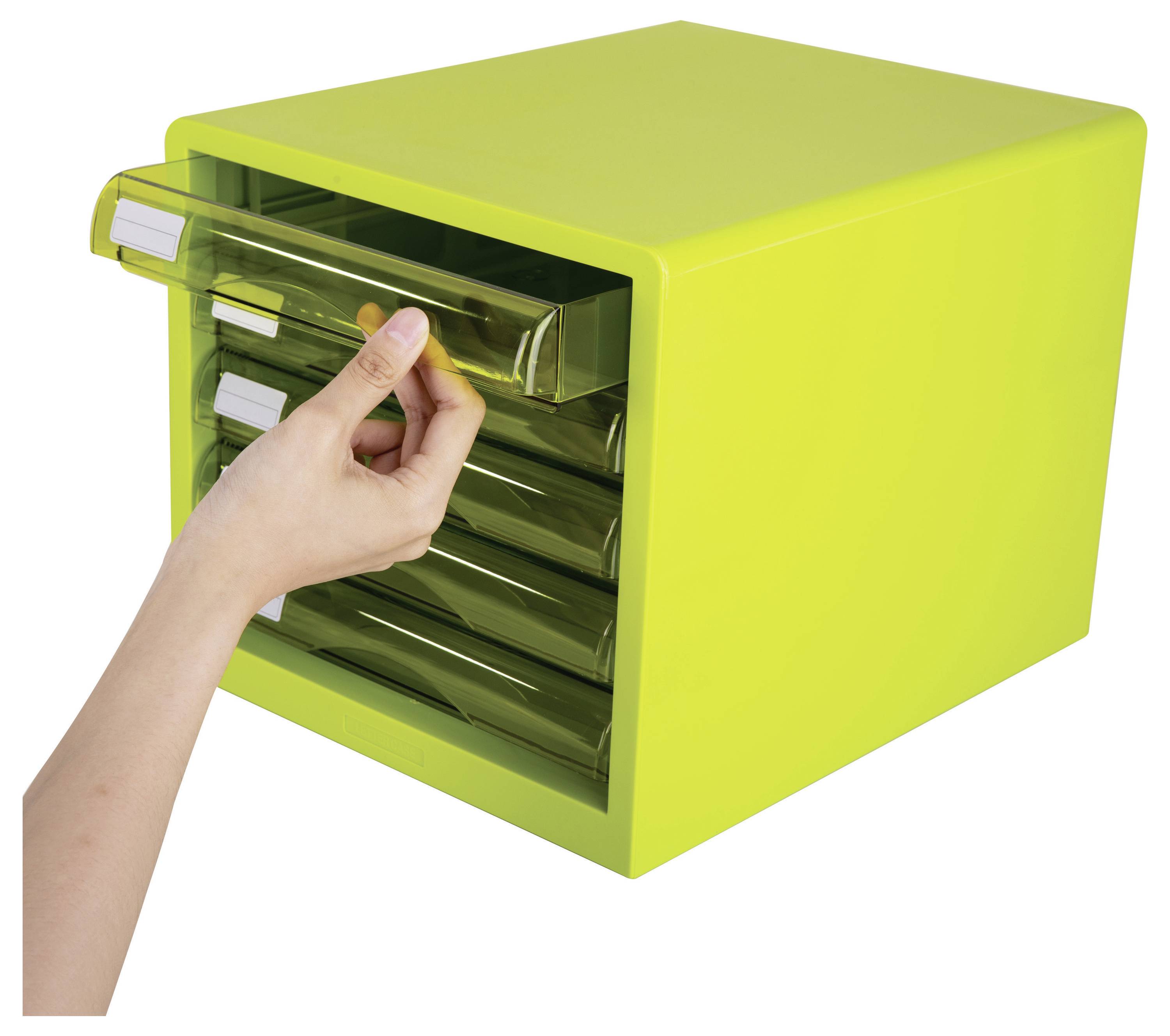 DELI D360254 Schubladenbox DIN A4 Anzahl der Schubfächer: 5-5