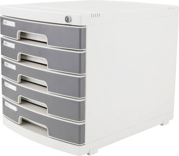 DELI  D362582 Schubladenbox  DIN A4 Anzahl der Schubfächer: 5