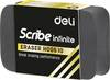 DELI EH00610 D437490 Radierer Schwarz