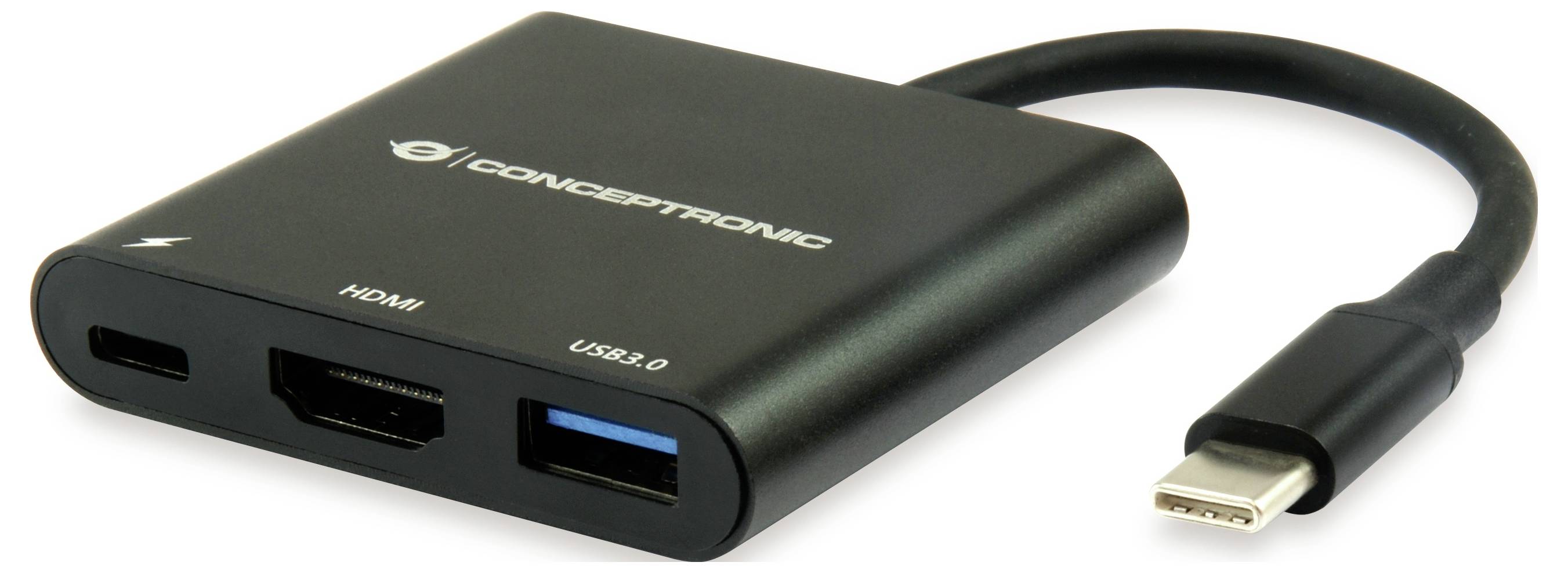 Conceptronic Notebook Dockingstation DONN01B 3-in-1 USB 3.2 Gen 1 Docking St-1