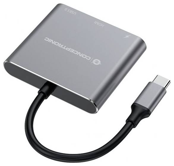 Conceptronic Notebook Dockingstation DONN18G 3-in-1 USB 3.2 Gen 1 Docking St-0