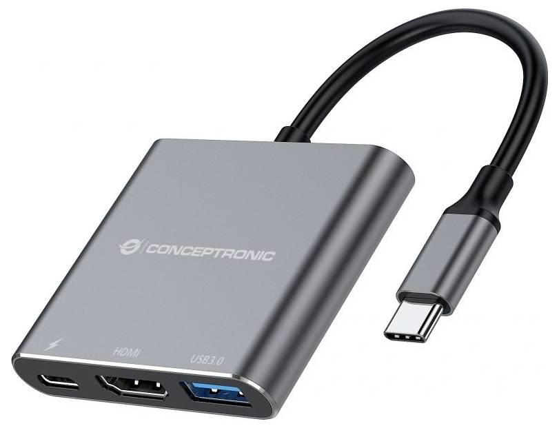 Conceptronic Notebook Dockingstation DONN18G 3-in-1 USB 3.2 Gen 1 Docking St-6
