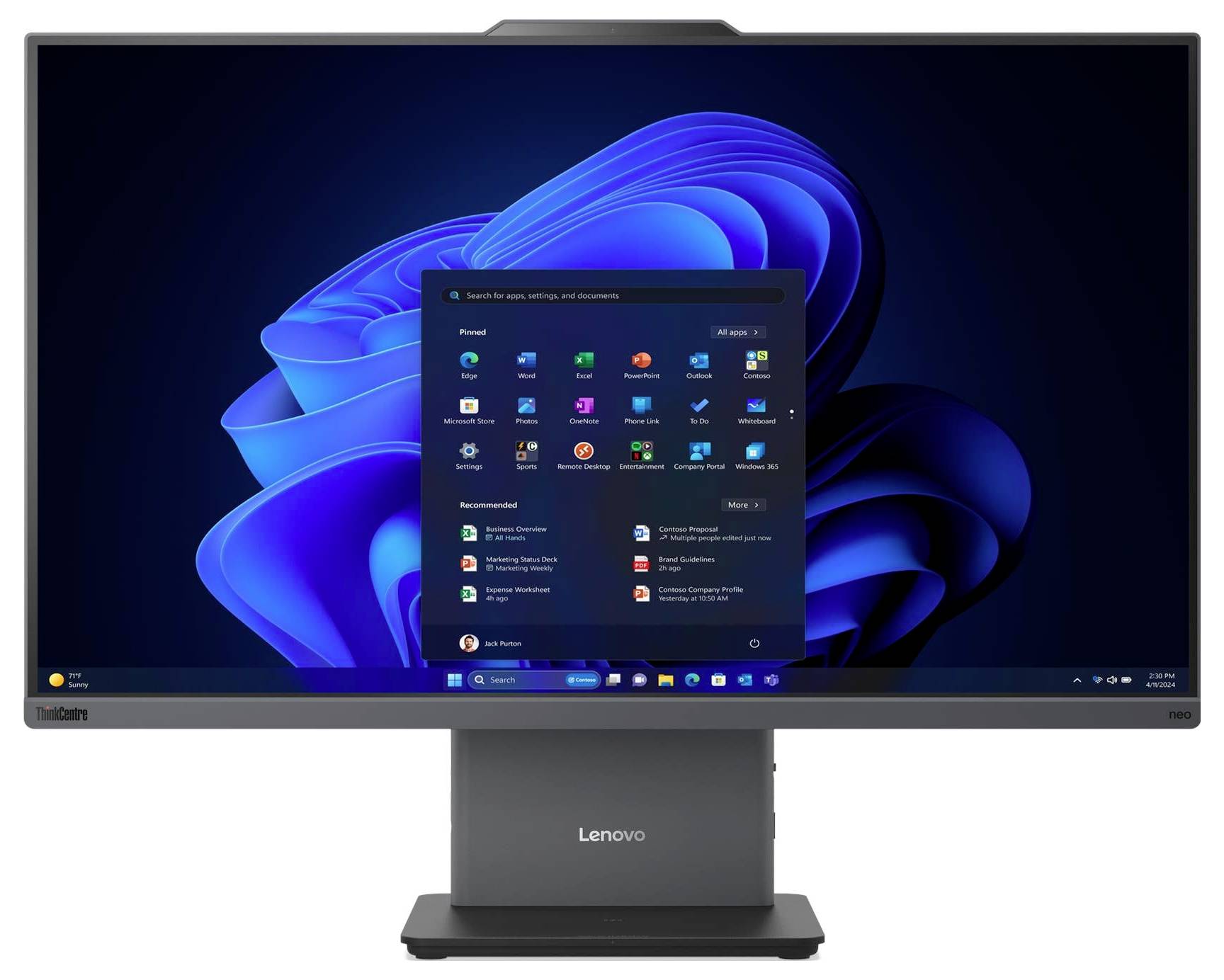 Lenovo All-in-One PC LENOVO ThinkCentre neo50a G6 U7 256V TS 68.6 cm (27 Zoll) Full HD 256V 16 GB RAM 512 GB SSD 13QF000-2