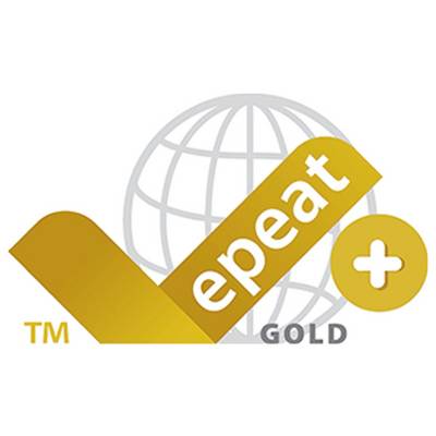 REPEAT GOLD Logo mit goldenem Häkchen über einem grauen Globus und einem goldenen Kreis mit weißem Plussymbol