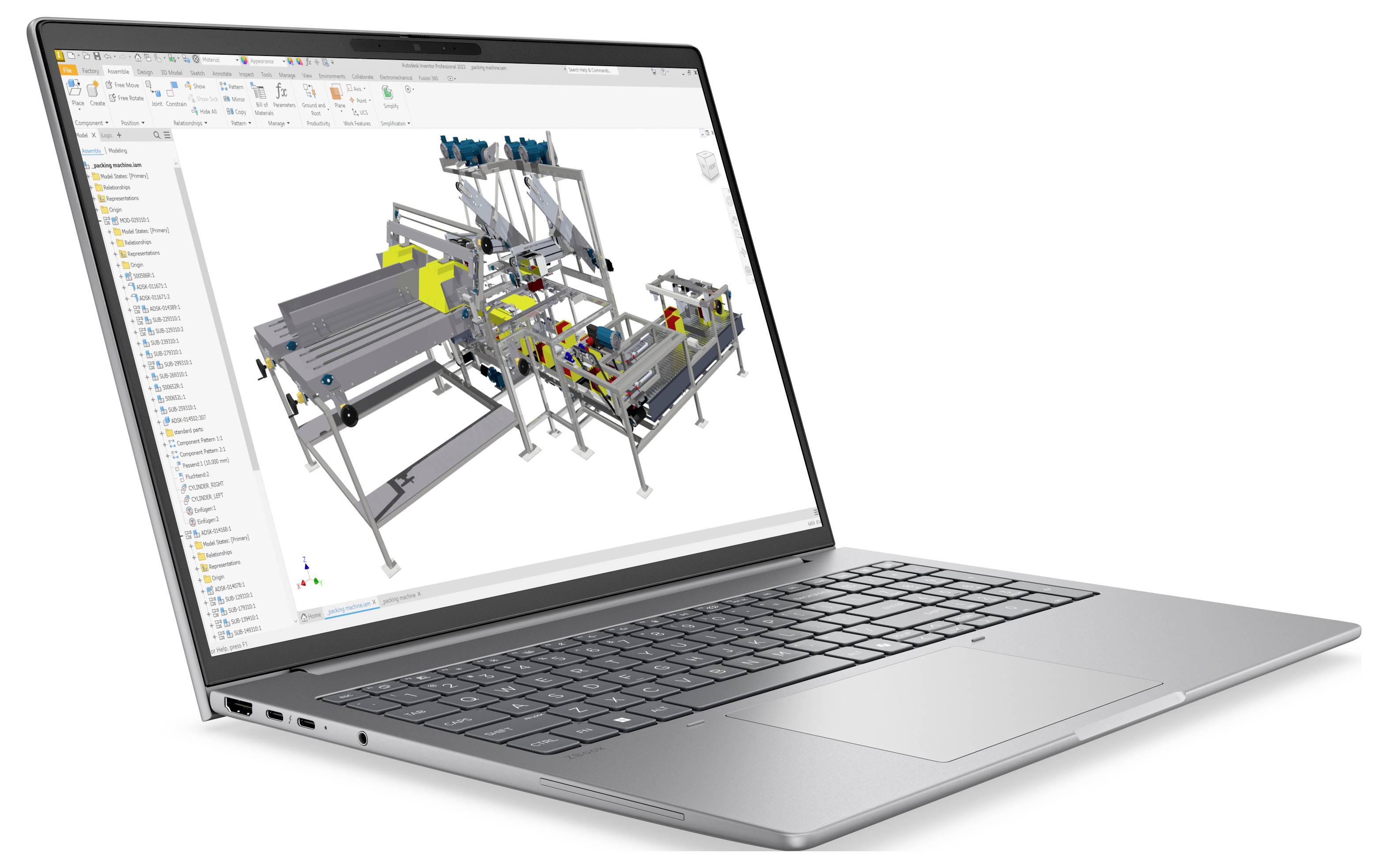 HP Workstation Notebook ZBook 8 G2a 40.6 cm (16 Zoll) 2.5K 64 GB RAM 1 TB SSD Deutsch, QWERTZ AMD AMD Radeon Graphics Si-1