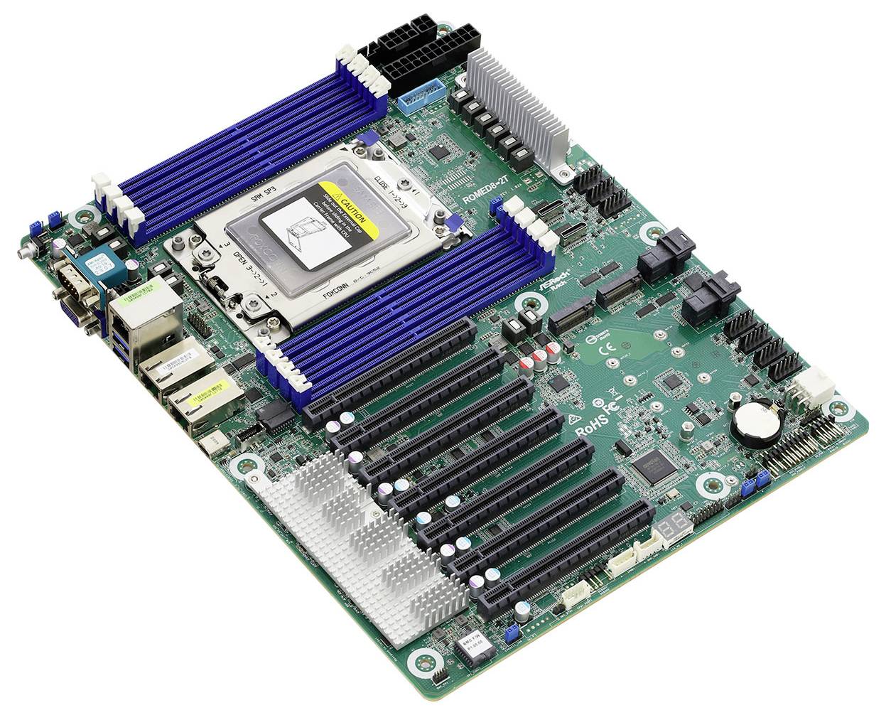 ASRock Rome D8-2T Mainboard Sockel (PC) AMD® LGA 4094 Formfaktor (Details) ATX-1