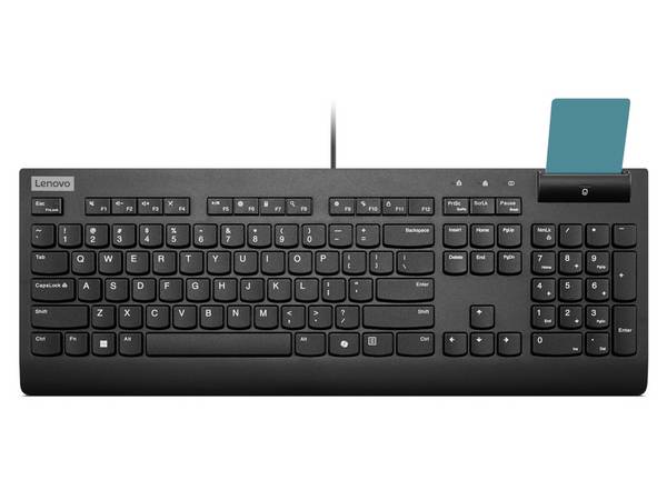 Lenovo  Kabelgebunden Tastatur Deutsch, QWERTZ Schwarz Chipkarten-Leser