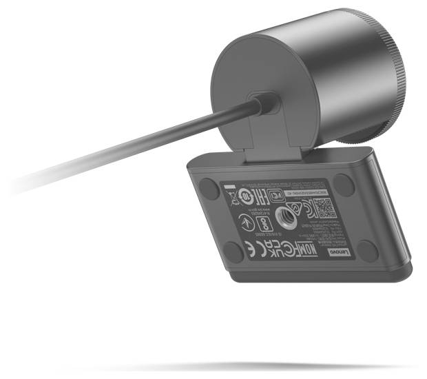 Wireless-Kamera mit Zylinderllinse und gewinklter Montageklammer, dargestellt vor weißem Hintergrund