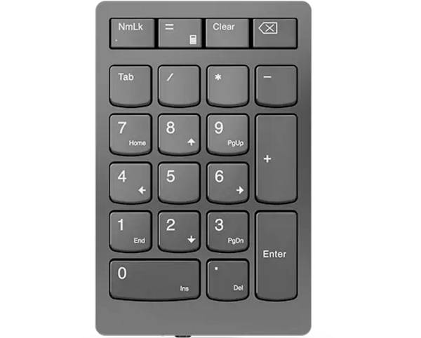 Lenovo Go Wireless Funk Nummernblock Separater Nummernblock Grau