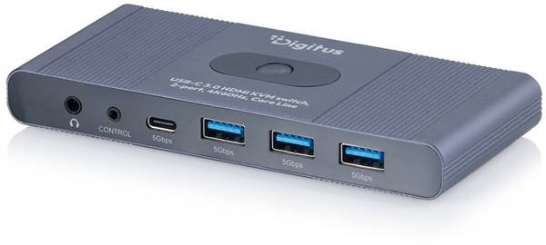 Digitus   KVM-Matrix-Switch HDMI Fernbedienung, Touchscreen 3840 x 2160 Pixel