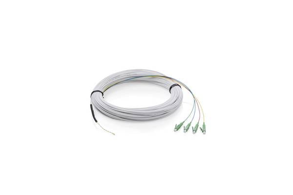 Digitus DK-3904LCA-30-1 Glasfaser LWL, Glasfaser Anschlusskabel 30 m Grau [4x LC APC-Stecker - 4x ] 9/125 µ Singlemode