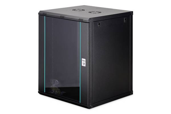 Digitus DN-37115 19 Zoll Netzwerkschrank  16 HE Schwarz, Schwarz (RAL 9005)