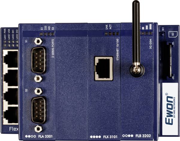 EWON FLEXY20100_00MA FLEXY20100_00MA Fernwartungsrouter RJ-45, Ethernet, DI    24 V/DC 1 St.