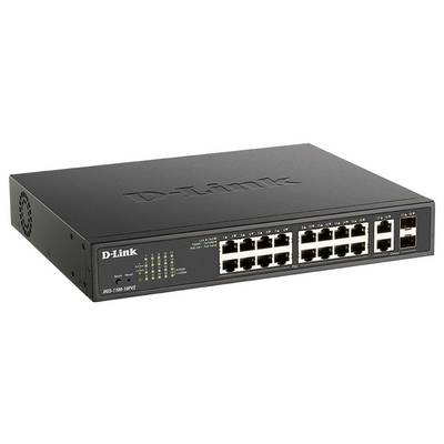 D-Link DGS-1100-18PV2 Netzwerk Switch RJ45/SFP-1