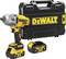 DEWALT 18V XR Akkuschrauber-Set mit Transportkoffer und zwei Akkus, einer mit 5Ah und einer mit 4Ah.