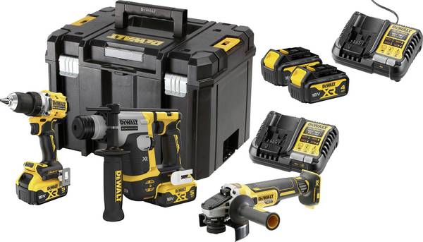DEWALT DCK355P2T-QW Akku-Bohrschrauber inkl. 2. Akku + Akku-Kit DCB1104M2-QW gratis