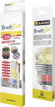 Rail Center AMMO.R-1151  Modellbau-Pinsel Basic-Set