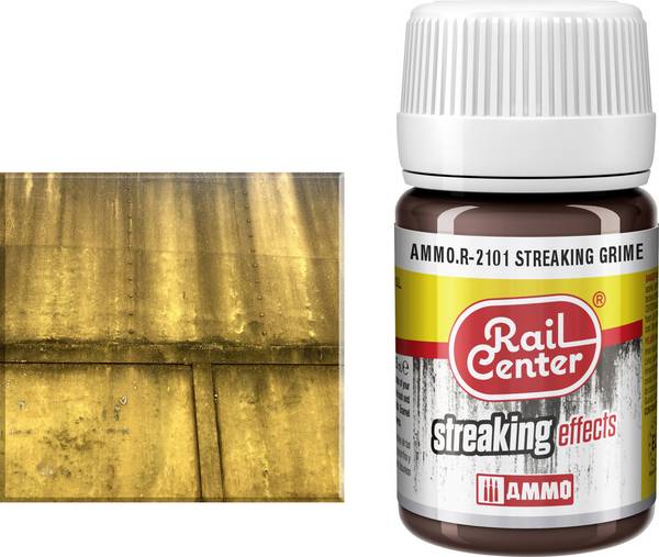 Rail Center AMMO.R-2101 Modellbahn-Texturfarbe Schmutzstreifen  35 ml