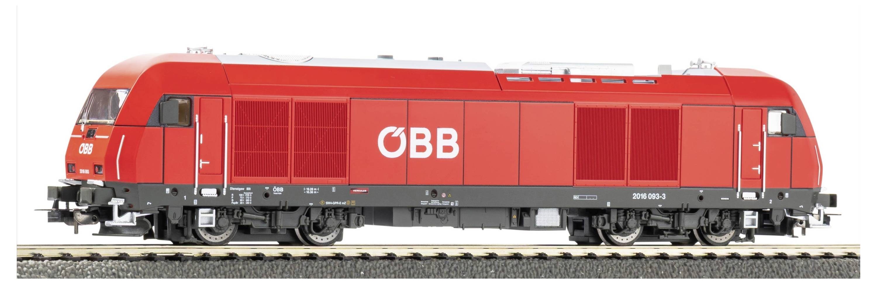 PIKO 57033 H0 Start-Set kids Güterzug Rh 2016 ÖBB mit zwei offenen Güterwagen Eaos-3
