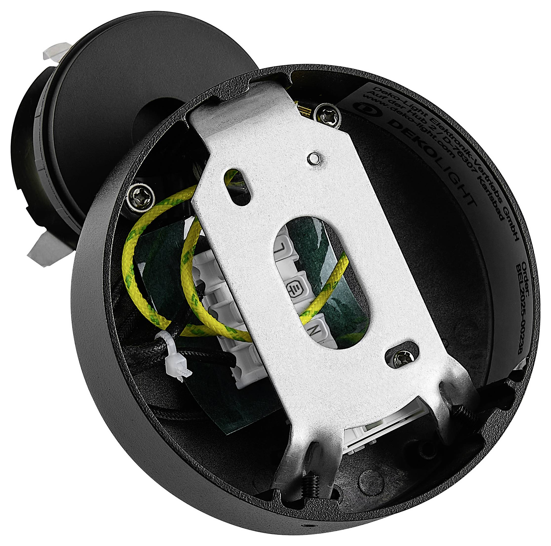 Deko Light Can Tilt Round Base 341350 Wandleuchte GU10 7.5 W Schwarz (RAL 9005)-4