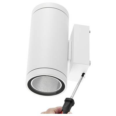 Deko Light ShoreLine Pro Round Up+Down 731195 Wandaufbauleuchte 20 W LED Weiß (RAL 9003)-9