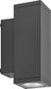 Deko Light ShoreLine Pro Square Up+Down 731209 Wandaufbauleuchte 7.5 W LED Graphitgrau (RAL 7024)