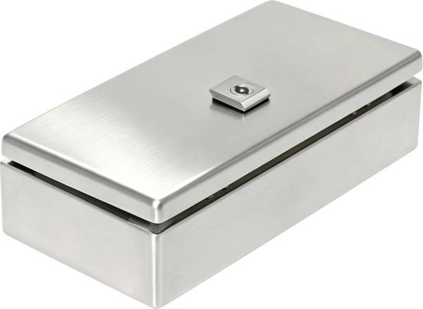 TRU COMPONENTS TC-SS153008 Schaltschrank 150 x 300 x 80 Edelstahl Lichtgrau 1 St.