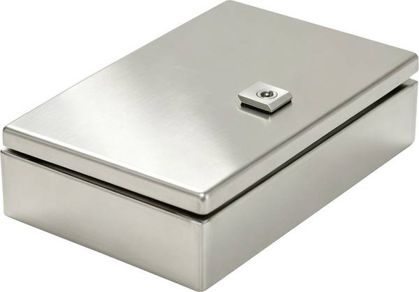 TRU COMPONENTS TC-SS203008 Schaltschrank 200 x 300 x 80 Edelstahl Lichtgrau 1 St.
