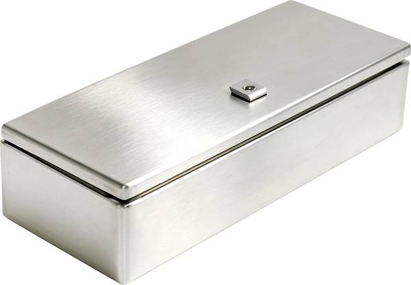 TRU COMPONENTS TC-SS205012 Schaltschrank 200 x 500 x 120 Edelstahl Lichtgrau 1 St.