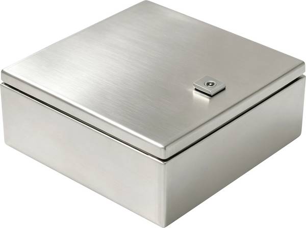 TRU COMPONENTS TC-SS303012 Schaltschrank 300 x 300 x 120 Edelstahl Lichtgrau 1 St.