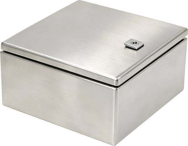 TRU COMPONENTS TC-SS303015 Schaltschrank 300 x 300 x 155 Edelstahl Lichtgrau 1 St.