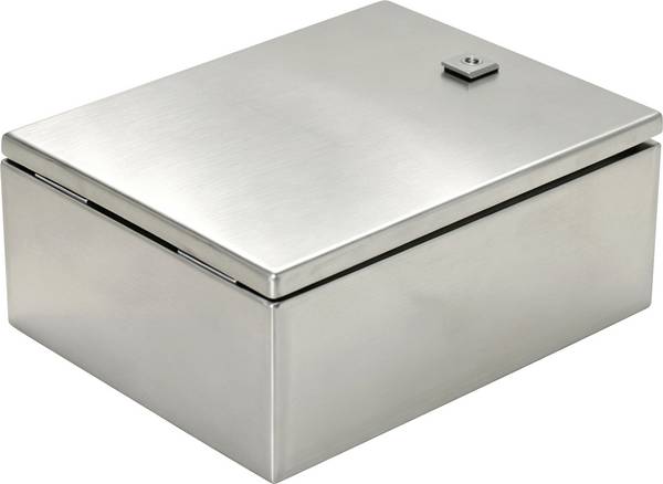 TRU COMPONENTS TC-SS383015 Schaltschrank 380 x 300 x 155 Edelstahl Lichtgrau 1 St.