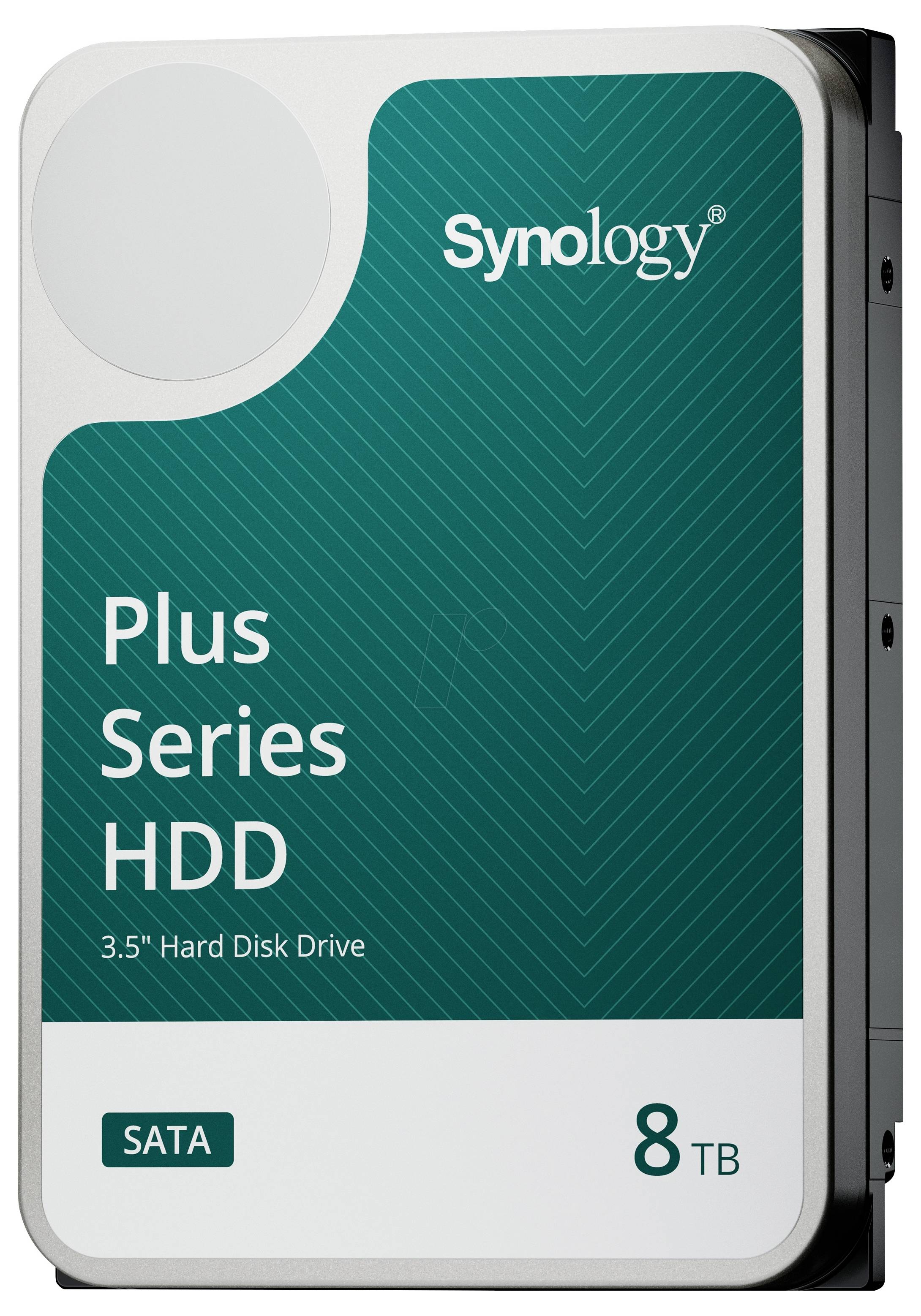 Synology Plus Series HDD 3,5-Zoll-SATA-Festplatte, 8 TB Kapazität.