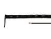 HELU 85731 Spiralkabel Li12Y11Y 1000 mm / 4000 mm 2 x 0.5 mm² Schwarz 1 St.