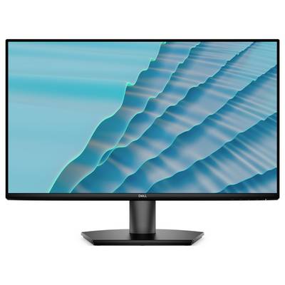 Seitenansicht eines modernen Desktop-Monitors mit silbernem Ständer auf weißem Sockel, die das schlanke Profil des Bildschirms zeigt.