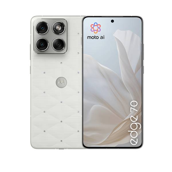 Motorola Edge 70   512 GB Weiß EEK A (A - G) 17 cm (6.7 Zoll) Smartphone