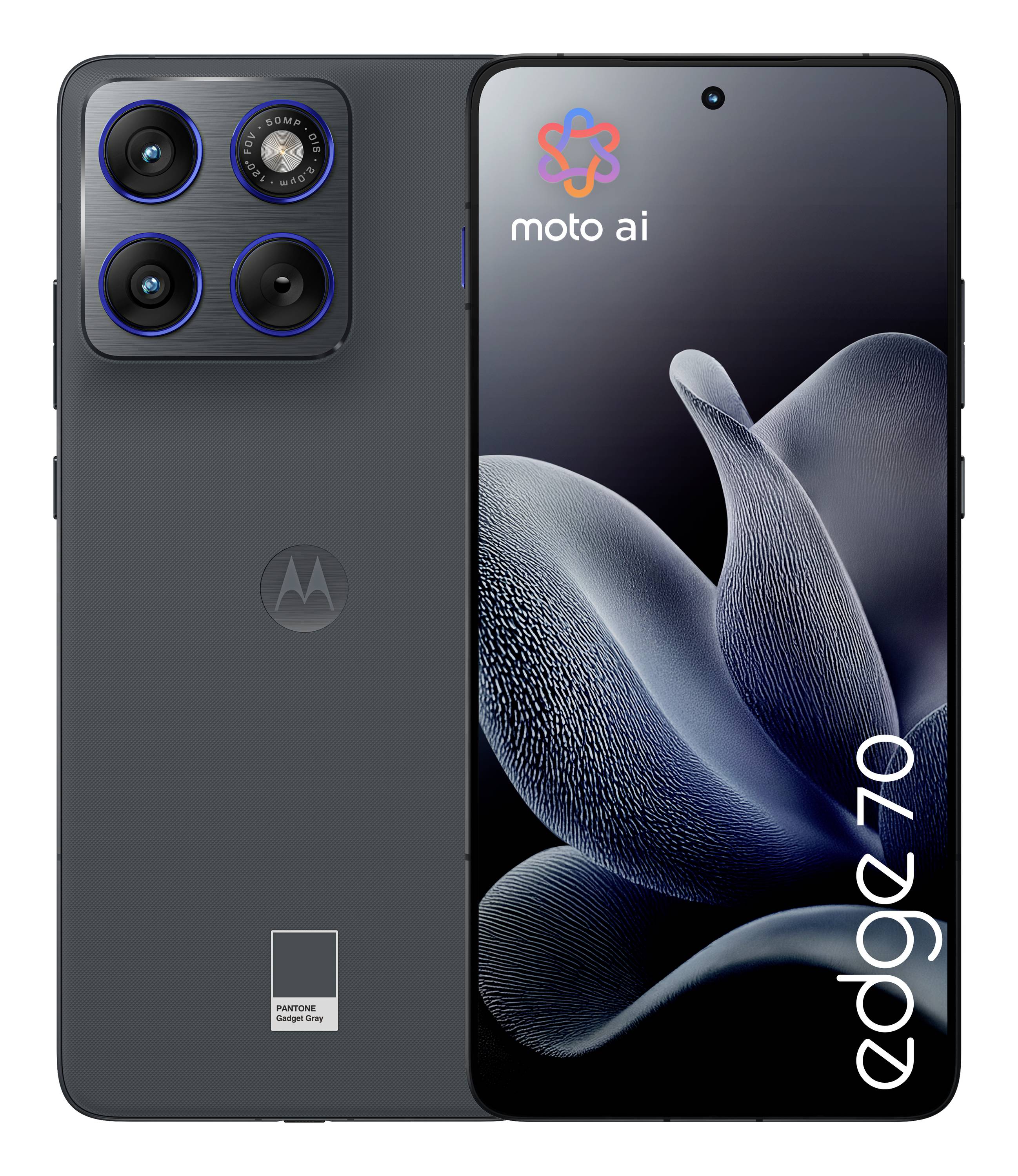 Motorola Edge 70 256 GB Grau EEK A (A - G) 17 cm (6.7 Zoll) Smartphone-0