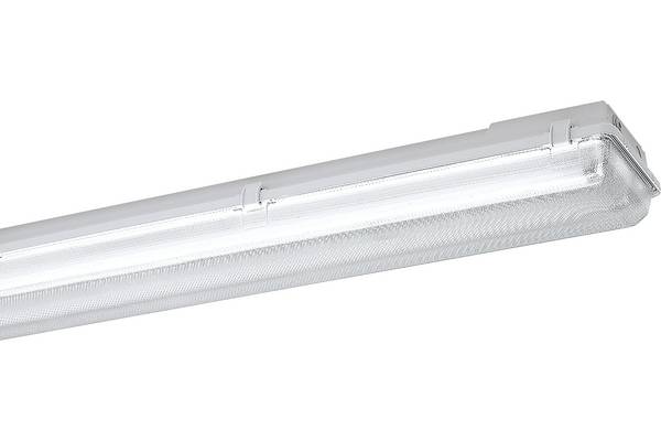 Schuch 164 2/15 RLED OV LED-Feuchtraum-Wannenleuchte  LED G13  Weiß Grau