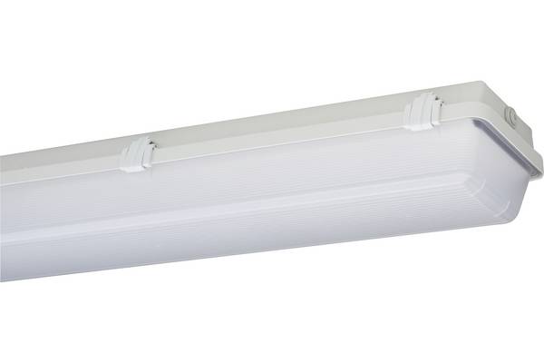 Schuch 162 12L22 T40 H70 LED-Feuchtraum-Wannenleuchte  LED  15 W Weiß Grau
