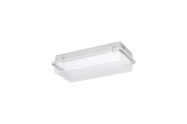 Schuch 164KL L08G2 LED-Feuchtraum-Wannenleuchte  LED  5 W Weiß Grau