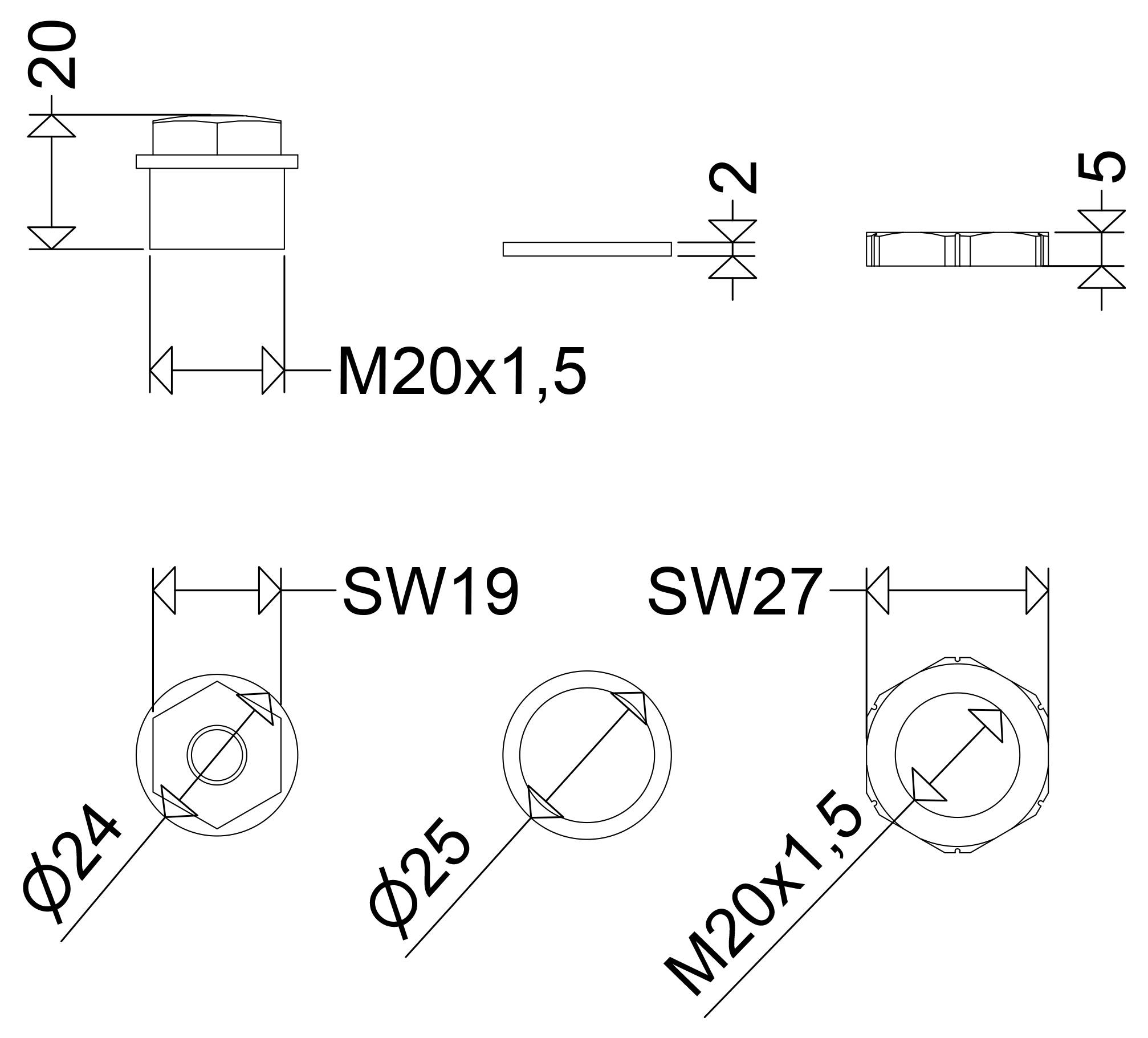 Diagramm eines Notausgangsschild, 335 x 145, zeigt auf der linken Seite ein Symbol einer laufenden Person und auf der rechten Seite einen Pfeil nach oben.