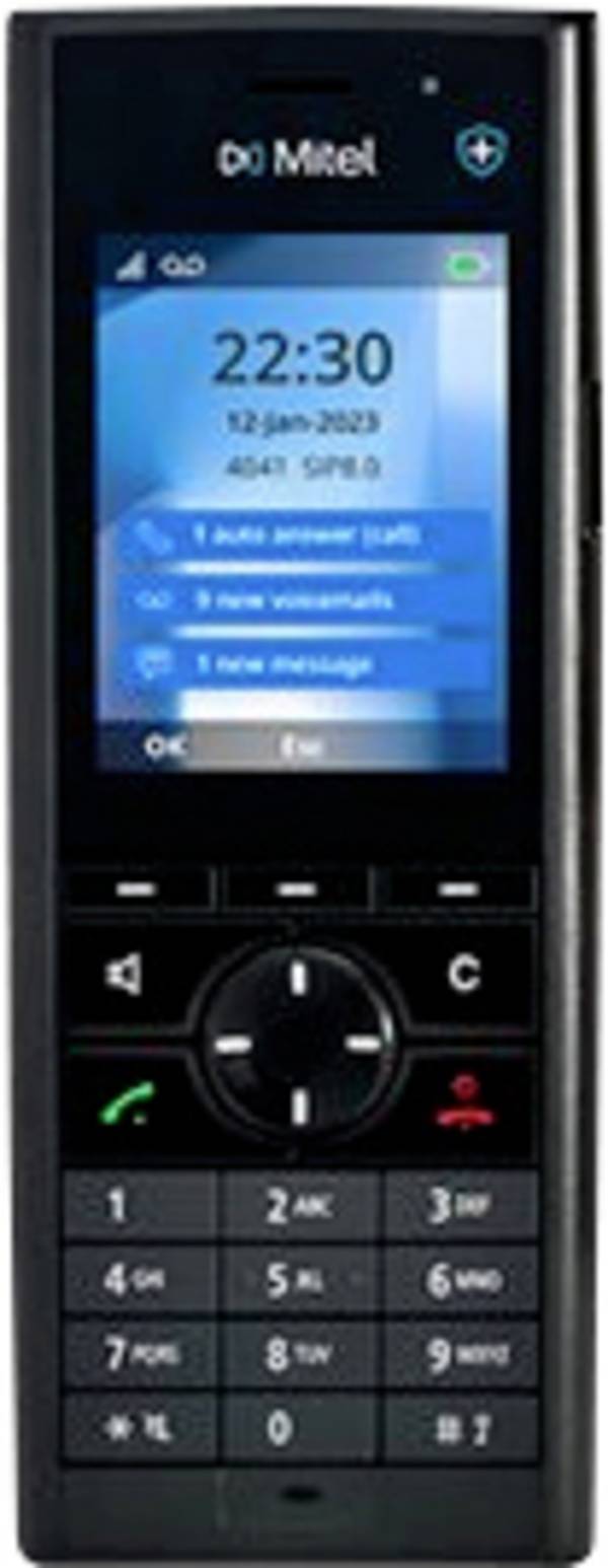 Mitel 712dt DECT (Set) Schnurloses Erweiterungshandgerät Schwarz