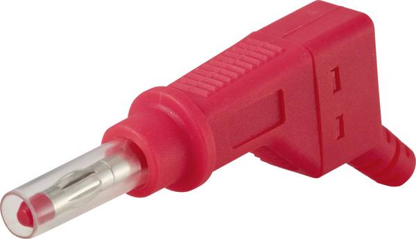 VOLTCRAFT MP-10 rot Laborstecker Stecker, gerade Stift-Ø: 4 mm Rot 1 St. Bulk