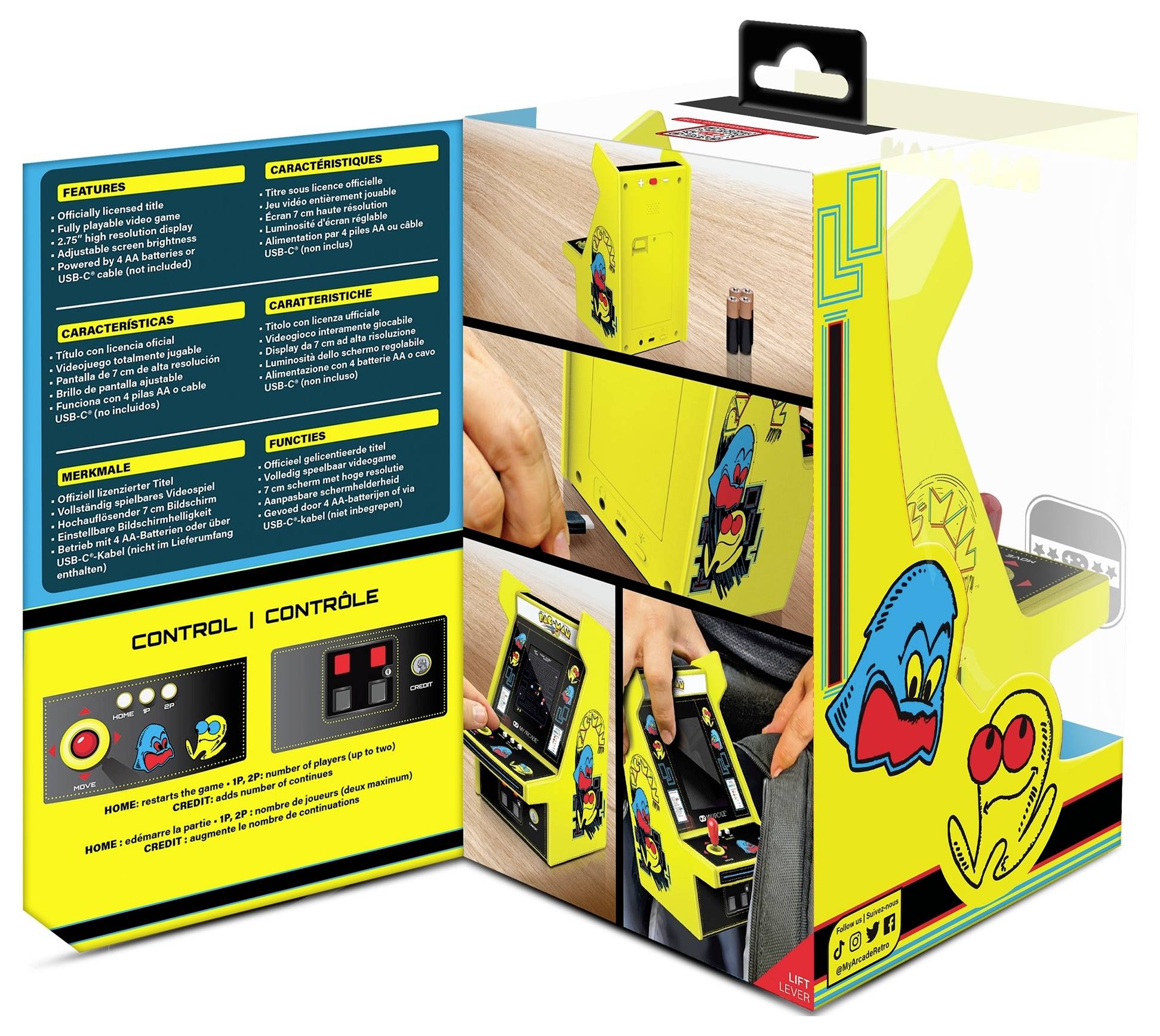 dreamGear My Arcade Micro Player Pro Pac Arcade Konsole-5
