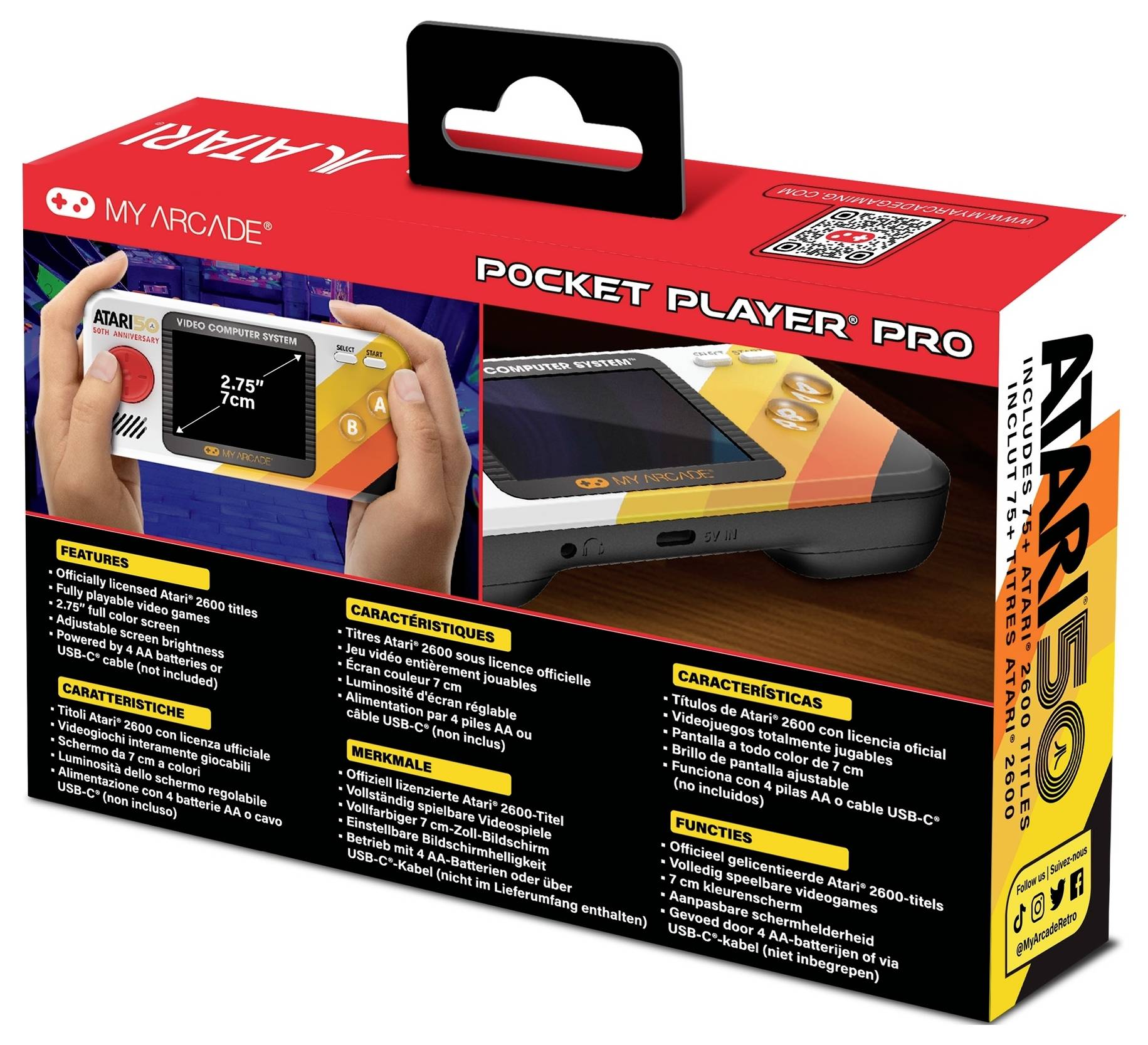 dreamGear My Arcade Pocket Player Pro At Tragbare Spielkonsole-1
