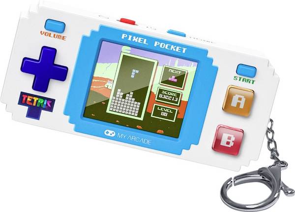 dreamGear My Arcade Pixel Pocket Tetris Tragbare Spielkonsole