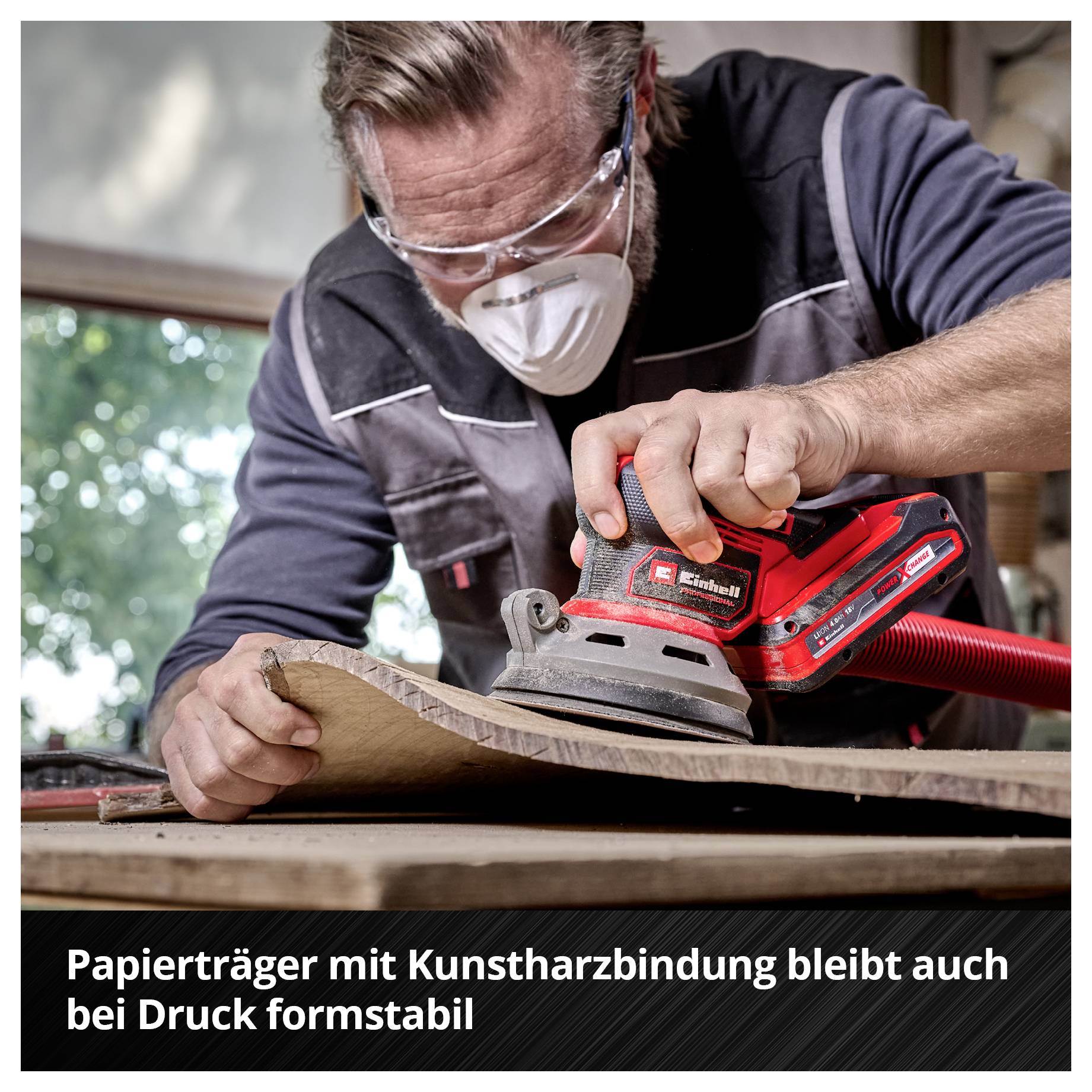 Rote kreisförmige durchlöcherte Scheibe mit sieben Löchern; Abmessungen beschriftet mit Ø 125 mm Gesamtdurchmesser und Ø 10 mm Lochgröße.